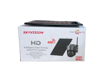 Purchase Skyvision 4MP 4G Single Lens Solar Energy Alert PTZ Mini Outdoor Camera With Auto Tracking (UBox App) Available Anywhere In Nigeria