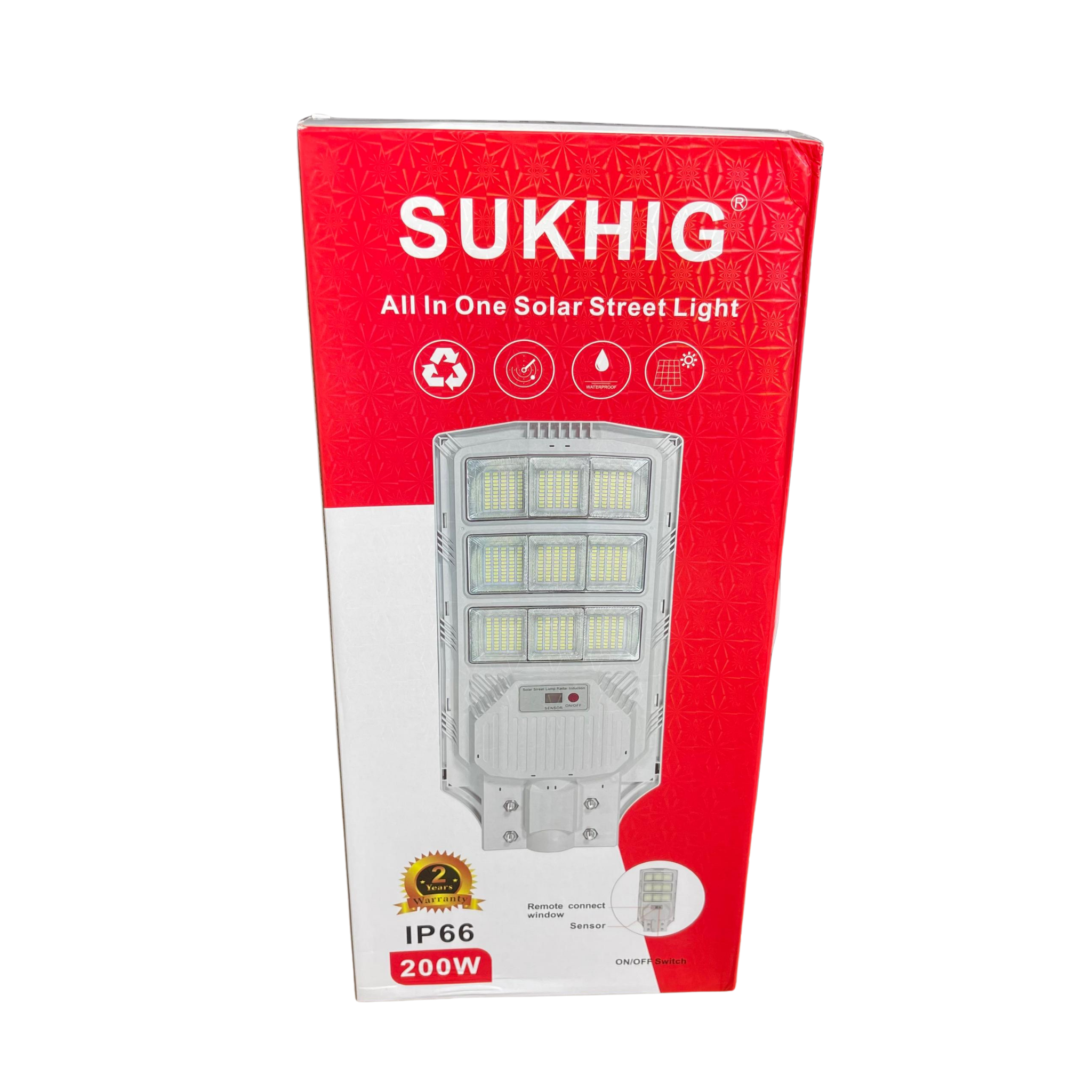 Sukhig 200watts All In One Solar Street Light..