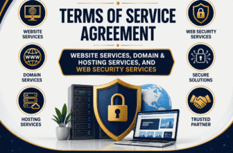 Website Services, Domain & Hosting Services, and Web Security Services Terms of Service Agreement