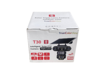 12MP 4G T30 True Triple Lens Solar PTZ Big Outdoor Camera With Auto Tracking (V380 APP) Available Anywhere In Nigeria