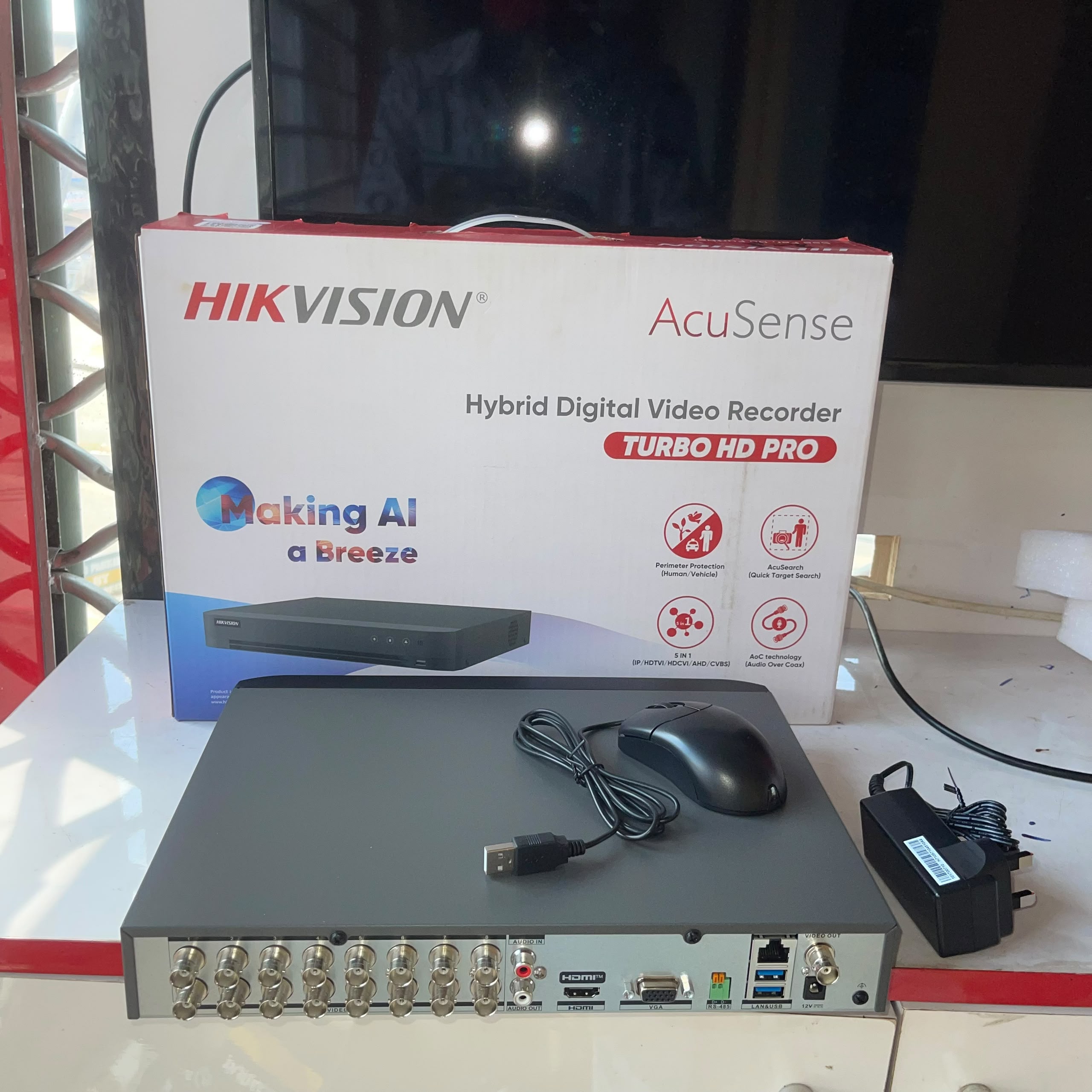 Hikvision 5MP 3K 16CH Turbo HD Two Way Audio DVR....