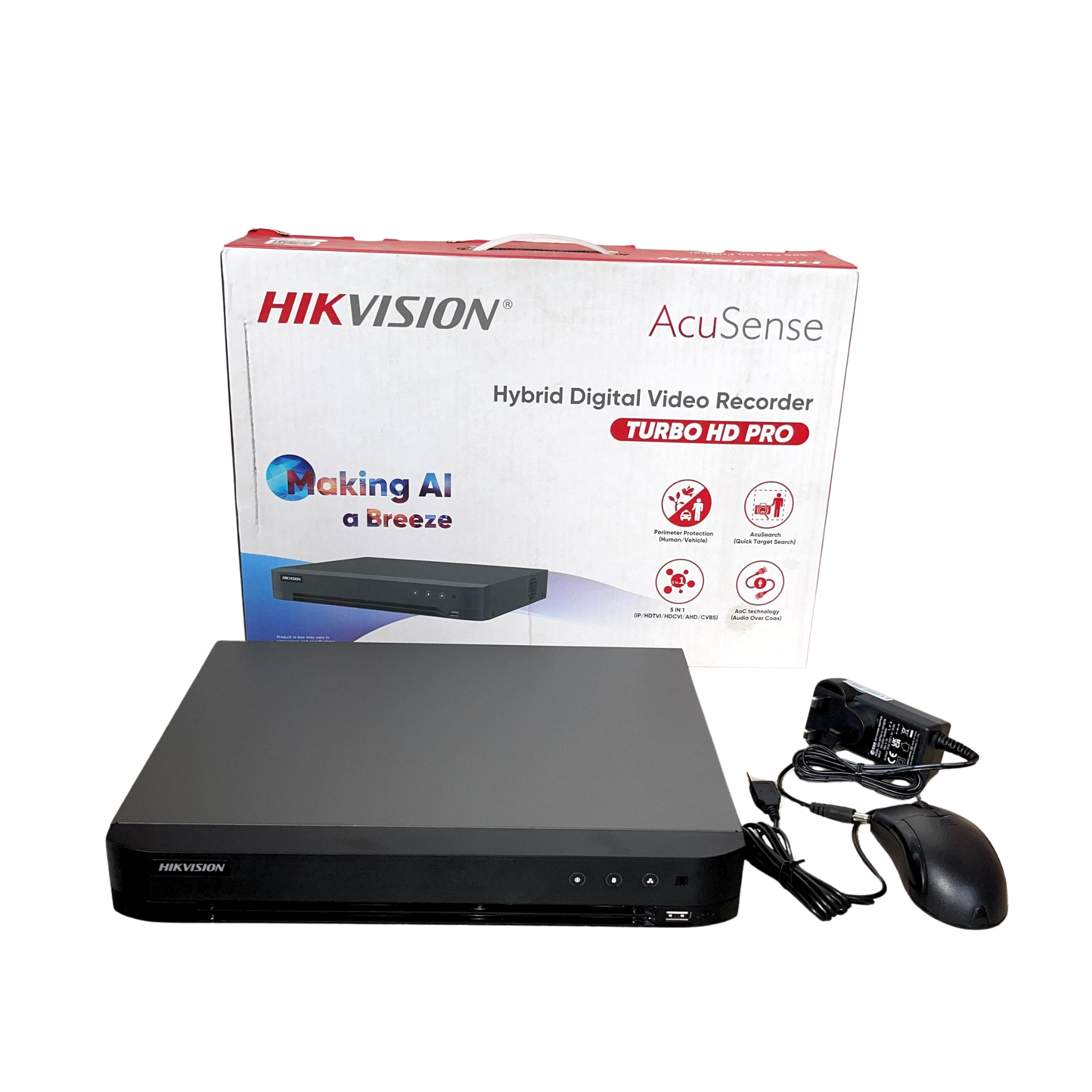 Hikvision 5MP 3K 4CH Turbo HD Two-Way Audio DVR..