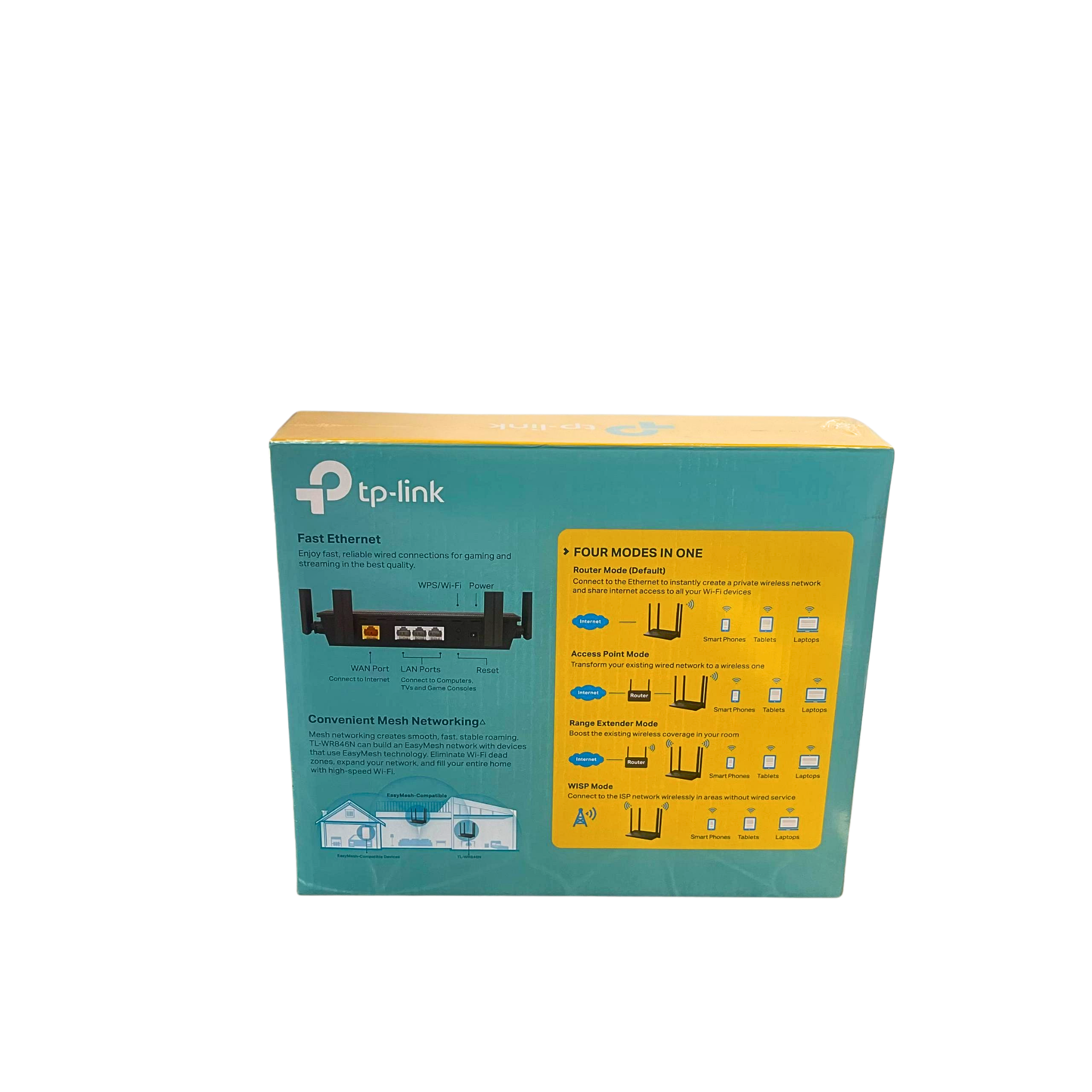 TPLink 300Mbps Wireless N Simless Router (TL-WR846N - 4 Antennas Black).