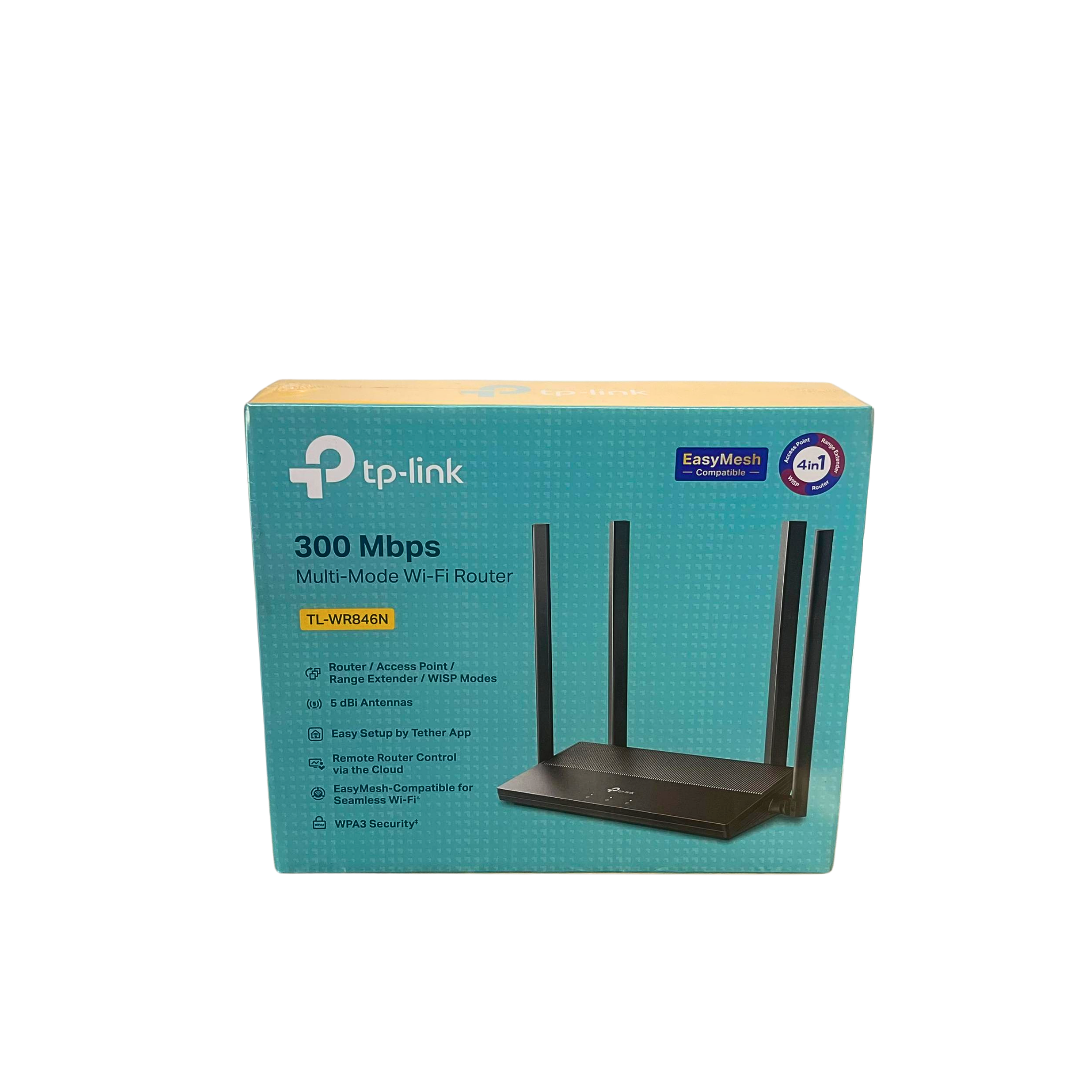 TPLink 300Mbps Wireless N Simless Router (TL-WR846N - 4 Antennas Black)
