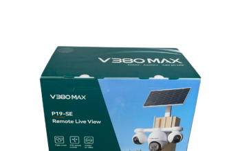 V380 Max P19SE 4G Triple Lens Solar 3-PTZ Big Outdoor Camera With Auto Tracking Available Anywhere In Nigeria