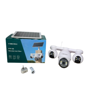 V380 Max P19SE 4G Triple Lens Solar 3-PTZ Big Outdoor Camera With Auto Tracking