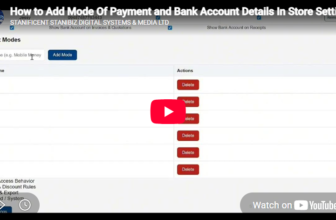 How to Add Mode Of Payment and Bank Account Details In Store Settings
