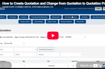 How to Create Quotation and Change from Quotation to Quotation Proforma and Quotation Receipt