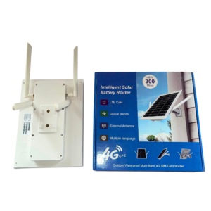 300Mbps Intelligent Solar Battery 4G LTE Outdoor SIM Card Router
