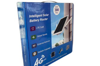 300Mbps Intelligent Solar Battery 4G LTE Outdoor SIM Card Router Available Anywhere In Nigeria