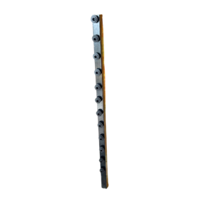 40/40 12lines Black Aluminium Lightweight Pole (Single Phase)
