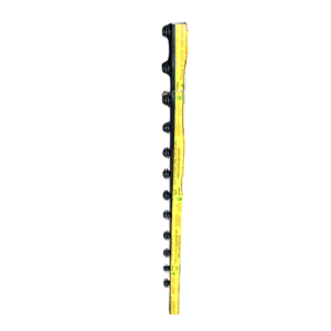 40/40 12lines Black Aluminium Lightweight Pole (Single Phase)