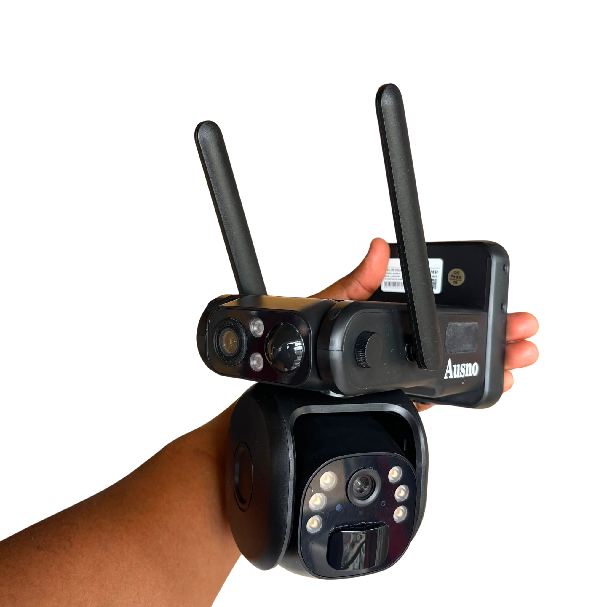Ausno 6MP 4G Dual Lens Solar PTZ Mini Outdoor Camera With Auto Tracking (UBox App)......