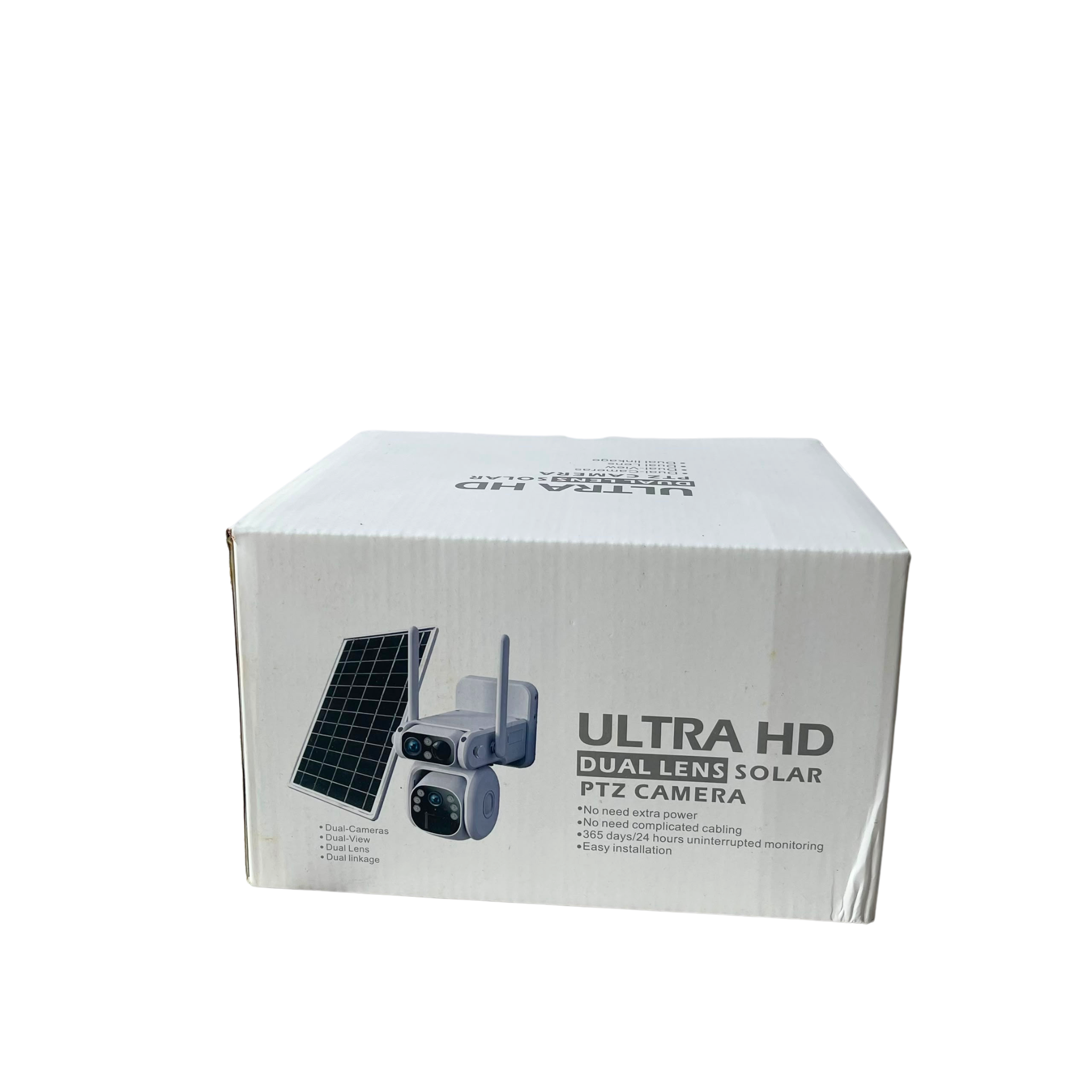 Ausno 6MP 4G Dual Lens Solar PTZ Mini Outdoor Camera With Auto Tracking (UBox App)....