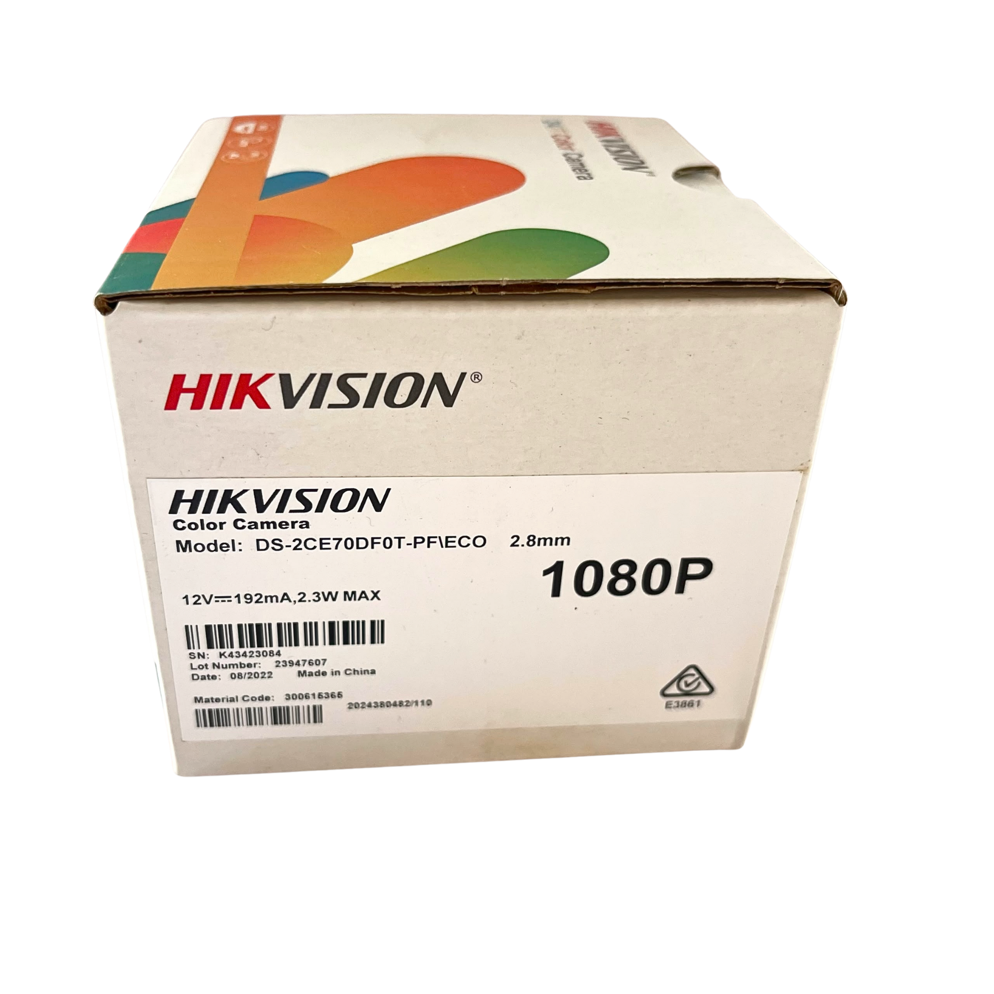 Hikvision 2mp 1080p Indoor Non-Audio Color Camera..