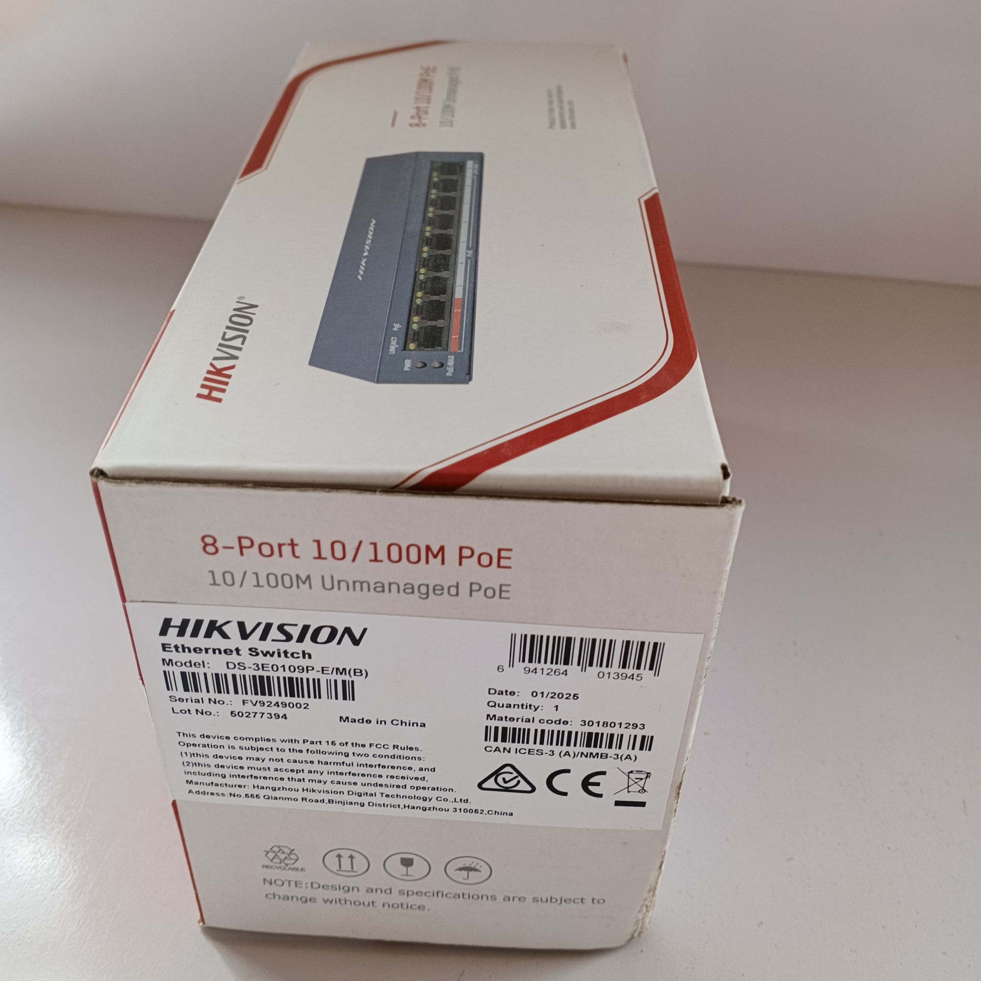 Hikvision 8port Unmanaged Poe Switch (2)