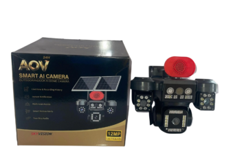 Skyvision AOV Smart AI Four Lens Double Panel Solar PTZ Camera (Hi-Easy App) Available Anywhere In Nigeria
