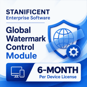 STANIFICENT Enterprise Software Global Watermark Control Module: 6-Month Per Device License