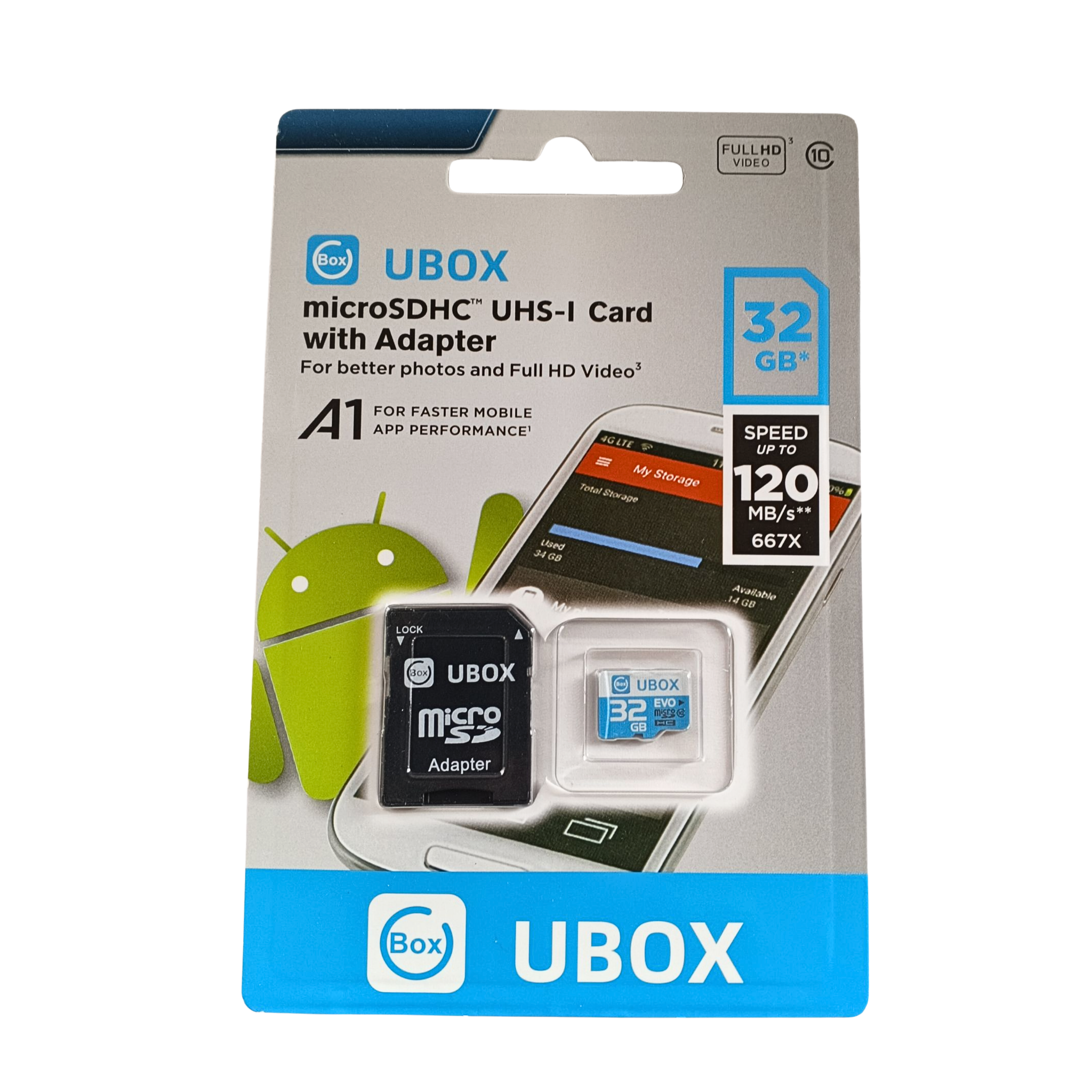 UBOX 32GB SD Memory Card