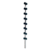 25mm 8lines Silver Stainless Round Tiny Junction Pole (Double Phase)