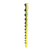 40/40 12lines Black Aluminium Lightweight Pole (Single Phase)