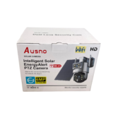 Purchase Ausno 6MP HD WiFi Dual Lens Solar PTZ Outdoor Camera With Auto Tracking (UBox APP) (Black) (Promo Price) Available Anywhere In Nigeria