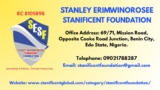 About Us: Stanley Erimwinorosee Stanificent Foundation