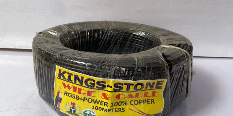 KINGS-STONE 100meters RG58 Cable With Power Available Anywhere In Nigeria