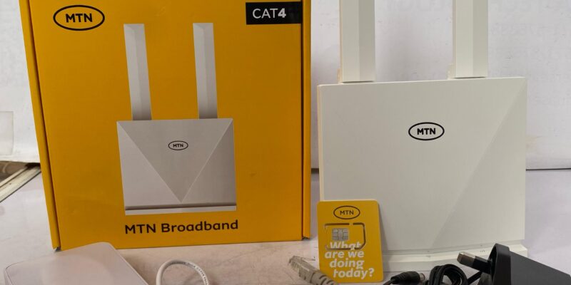 MTN 4G Cat 4 Broadband Router With Power Bank Available Anywhere In Nigeria