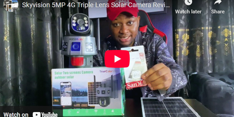 Skyvision 5MP 4G Triple Lens Solar Camera Review & The Best Place to Buy It In Nigeria