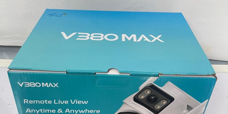 Purchase V380 Max 4G Dual Lens Solar PTZ Mini Outdoor Camera With Auto Tracking (Promo Price) Anywhere In Nigeria